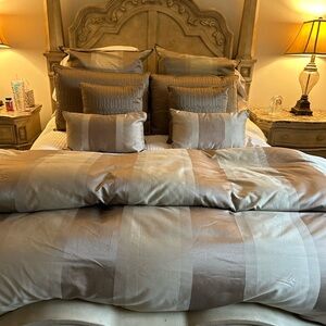 Hotel collection duvet cover, quilt, euro shams and standard shams